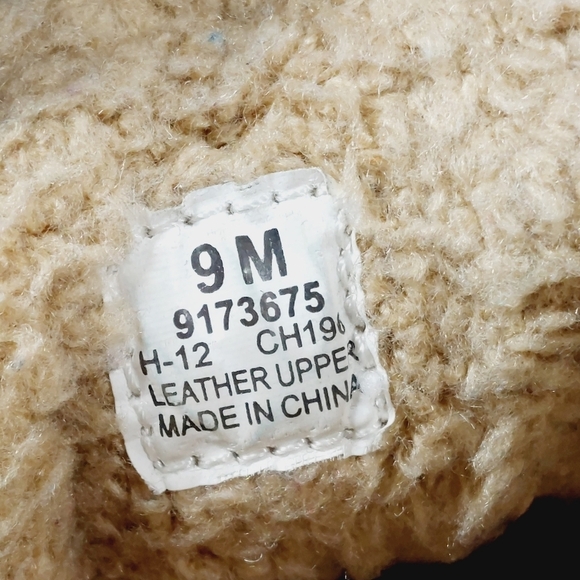 Sperry Top-sider Tall Women Tan Leather Fur Non-Marking Lace Up Ankle Boots B373 - Picture 9 of 12